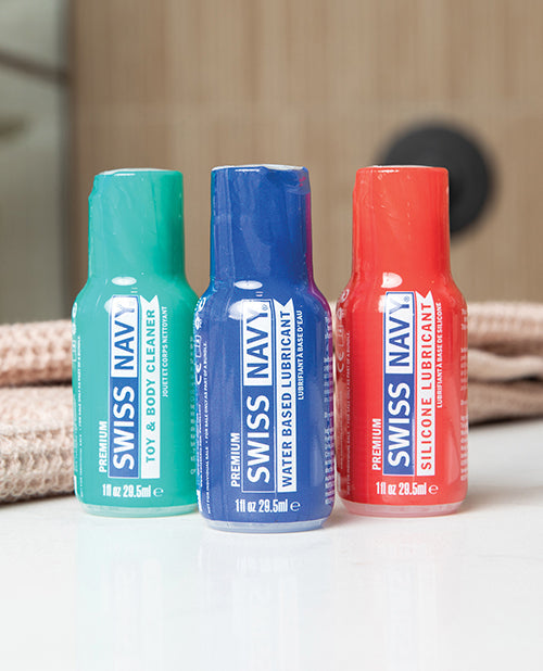 Swiss Navy Essentials Paquete Surtido de 3 - 1 oz