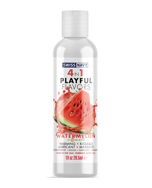 Swiss Navy 4 en 1 Saveurs Ludiques Pastèque - 30 ml