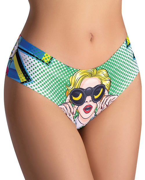 Mememe Comics Curious Girl Imprimé Slip XL