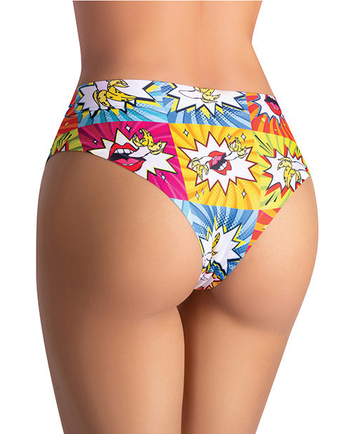Mememe Comics Curious Girl Imprimé Slip XL