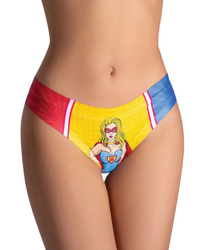 Mememe Comics Wonder Girl Imprimé String SM