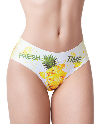 Mememe Robe d'été à Imprimé Ananas XL