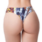Tanga con estampado de serpiente Mememe Go Wild, talla grande