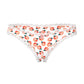 Culotte courte entrejambe ouvert Sweet Treats avec lubrifiant intime pêche Wicked Sensual Care - Blanc TP/P