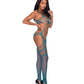 Combinaison bandeau sans coutures avec boucles d'orteils Turquoise T/U