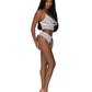 Bralette y braguita descarada Modern Romance blanco L/XL