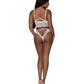 Bralette y braguita descarada Modern Romance blanco L/XL
