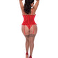Corpiño y bragas Ooh La Lace rojos QN