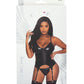 Club Candy Vasco y braga cheeky negra S/M