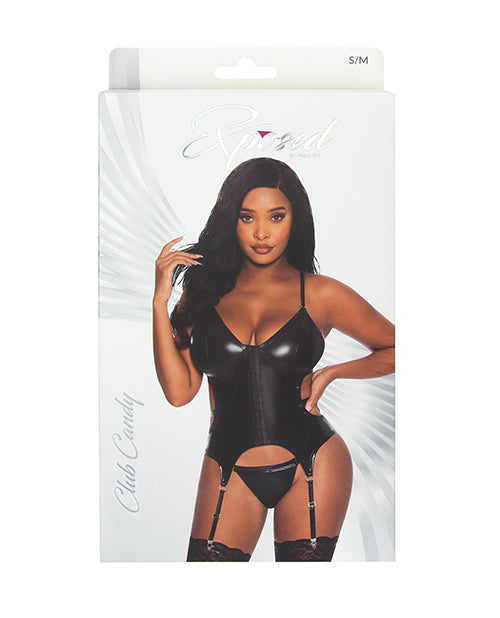 Club Candy Vasco y braga cheeky negra S/M