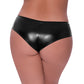 Club Candy Pantalón Corto Niño Tiro Bajo Entrepierna Abierta Negro QN