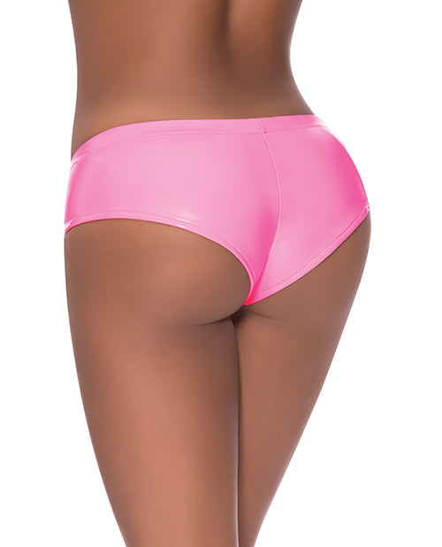 Short de niño rosa Club Candy de talle bajo con abertura en la entrepierna S/M