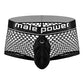 Cock Pit Fishnet Mini Anillo para pene corto negro SM