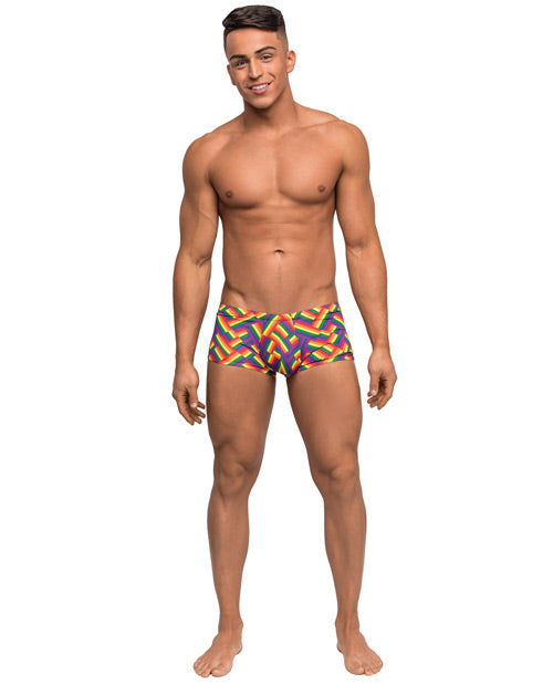 Pride Fest Contoured Pouch Mini Short Arco Iris G
