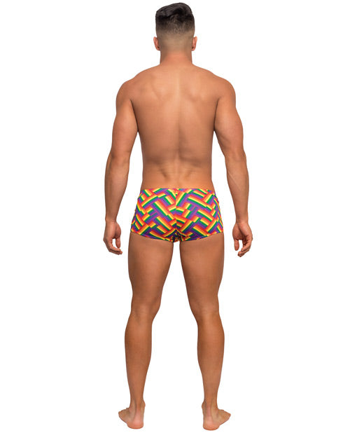 Pride Fest Contorno de Bolsa Mini Short Arcoíris MD
