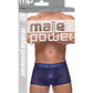 Mini Short de Malla de Diamantes Azul SM