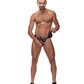 Cock Pit Fishnet Cock Ring Jock Black L/XL