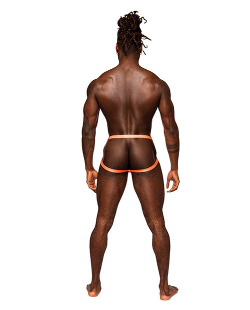 Rude Awakening Malla Anillo Jock Naranja Neón G/XL