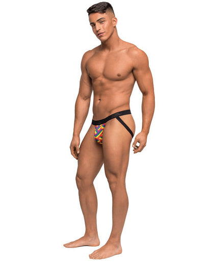 Susp. string Pride Fest Contoured Pouch Arc-en-ciel L/XL