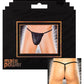 Male Power Tanga de Bolsa de Nylon Lycra Negro T/U