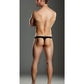 String déchiré Homme Power à clous Noir S/M