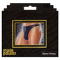 Male Power Tanga de cremallera negro T/M