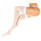 Sheer Thigh High Stockings White O/S
