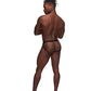 Jock strap sans poche Fetish Cyclops en nylon et élasthanne - Noir L/XL