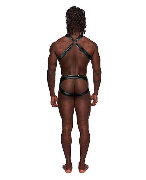 Fetish Uranus Nylon Spandex Moonshine Harness Brief Negro L/XL