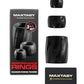 Maxtasy Performance Rings - Noir, lot de 3