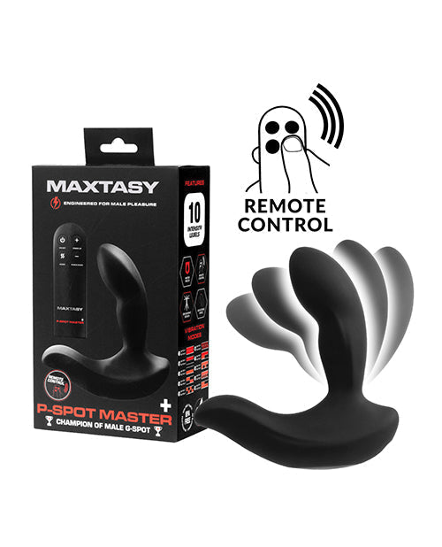 Maxtasy P-Spot Master avec télécommande - Noir