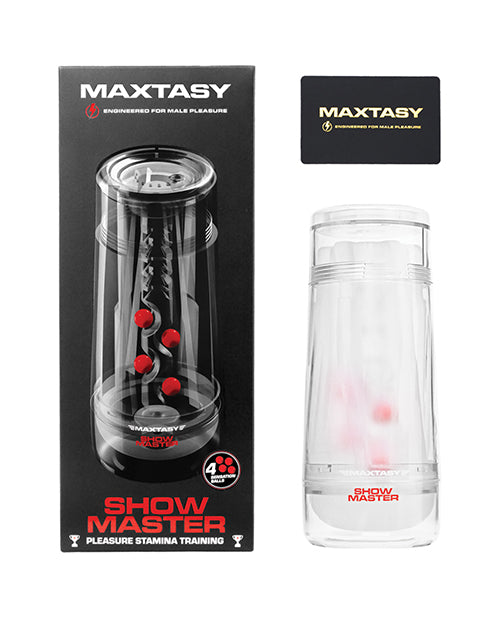 Maxtasy Show Master Masturbateur Non-Réaliste - Transparent