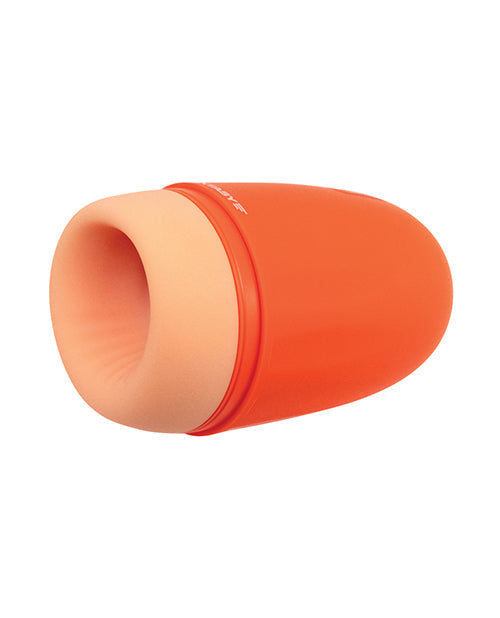 Maxtasy Stamina Master Masturbateur chauffant et vibrant - Orange