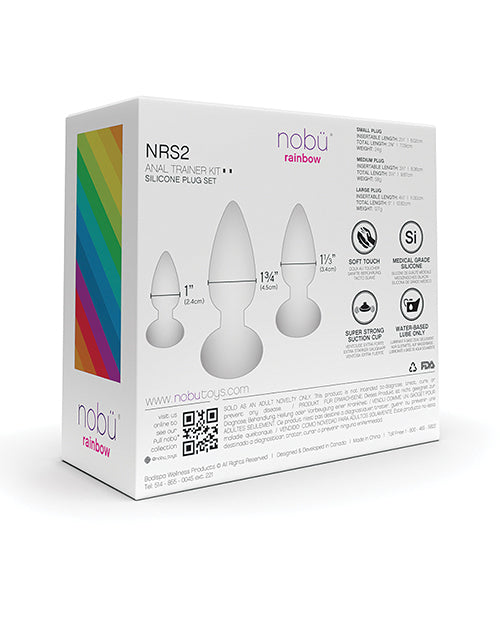 Nobu Rainbow Silicone Plug Set - Cosmique