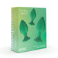 Nobu Rainbow Set de plugs en silicone - Vert