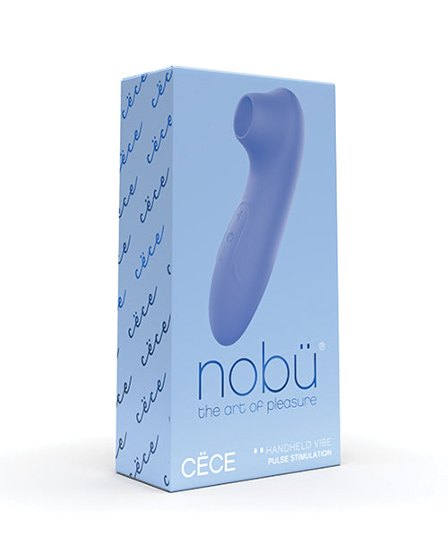 Nobu Essentials Cece Pulse Vibrateur à succion en silicone de qualité médicale, bleu pervenche