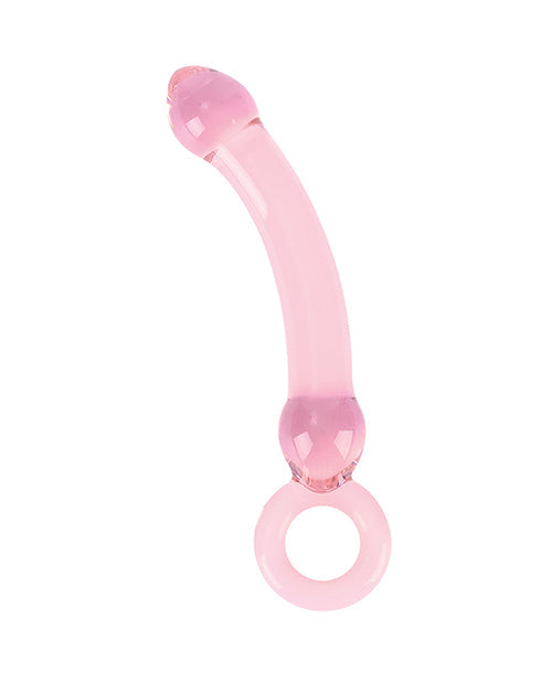 Vibromasseur Rose Glissant Nobu | Vibromasseur Réaliste | Vibromasseur en Verre Fait à la Main | Gros Vibromasseur | Grand Vibromasseur