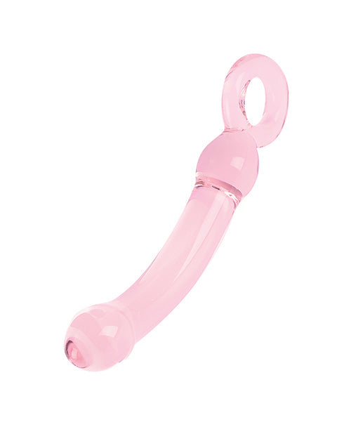 Vibromasseur Rose Glissant Nobu | Vibromasseur Réaliste | Vibromasseur en Verre Fait à la Main | Gros Vibromasseur | Grand Vibromasseur