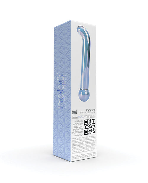Nobu Galaxy Dildo en Verre | Dildo Réaliste Localisateur de Point G | Grand Dildo Bleu | Gros Dildo Fabriqué à la Main
