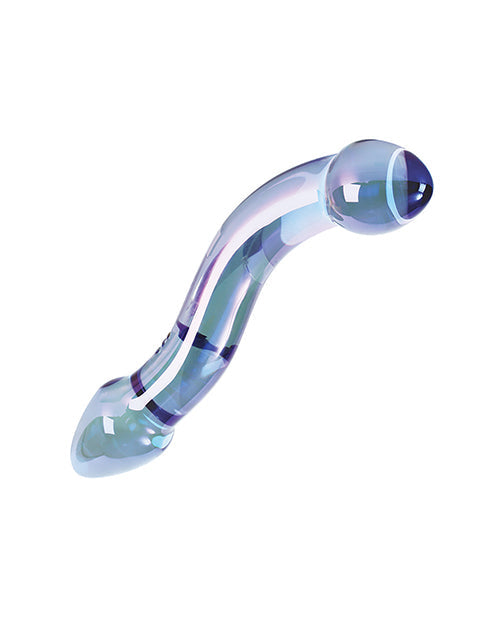 Nobu Galaxy Realistic Dildo | Double Courbure Dildo en Verre | Dildo Réaliste Bleu | Grand Dildo
