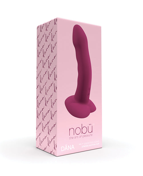 Nobu Dana Godemichet Vibrant | Godemichet Ventouse Framboise | Grand Godemichet | Godemichet Réaliste