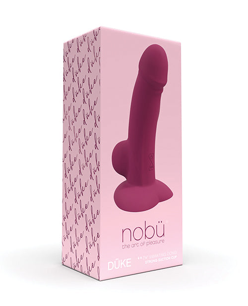 Vibromasseur Nobu Duke | Grand godemichet Framboise | Godemichet à ventouse