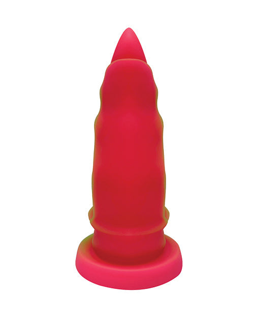 Dildo grande Nobu Tanu | Dildo de fantasía con ventosa | Dildo rosa fluorescente realista