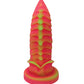 Dildo grande Nobu Tanu | Dildo de fantasía con ventosa | Dildo rosa fluorescente realista