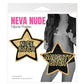 Estrellas de brillo Neva Nude Nice / Naughty Bitch - Negro/Dorado T/U