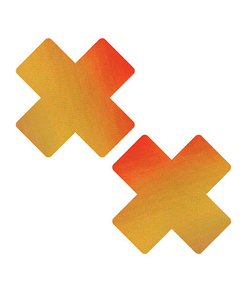 Cache-tétons Neva Nude Chameleon Color Changing X Factor - Orange/Jaune