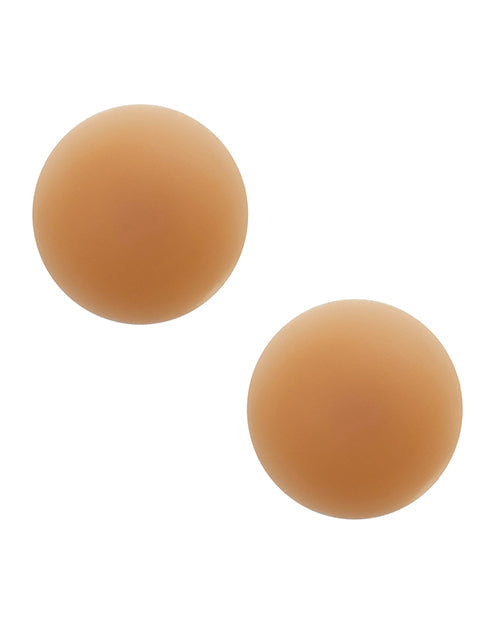 Neva Nude Yummy Skin Cubrepezones invisibles de silicona reutilizables - Moca T/U