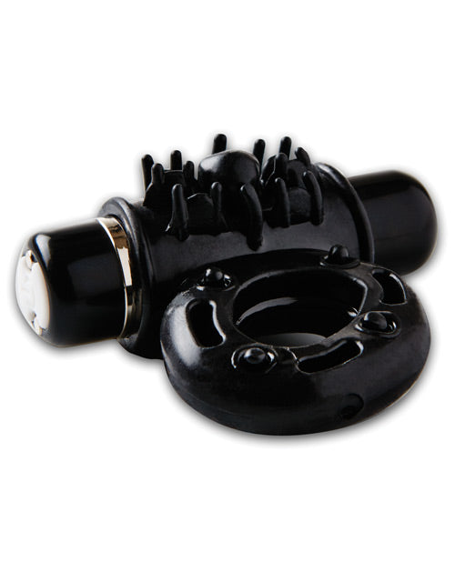 Nu Sensuelle Mate Ultra Bague Pénienne Anneau de Pénis 7 Fonctions - Noir