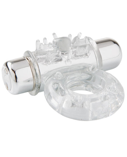 Nu Sensuelle Mate Ultra Bague Anneau Pénien Balle 7 Fonctions - Transparent