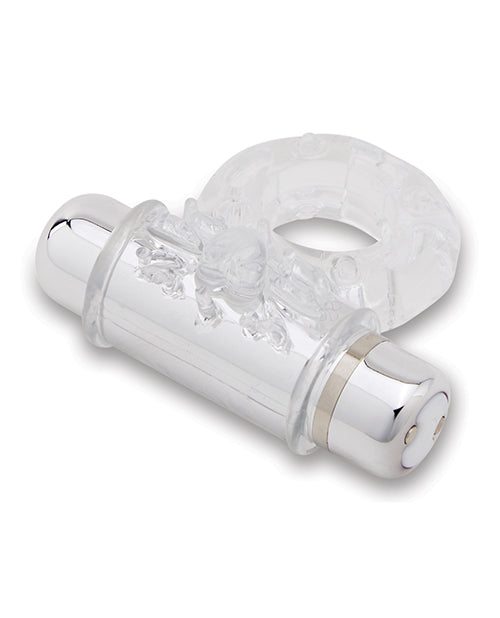 Nu Sensuelle Mate Ultra Bague Anneau Pénien Balle 7 Fonctions - Transparent